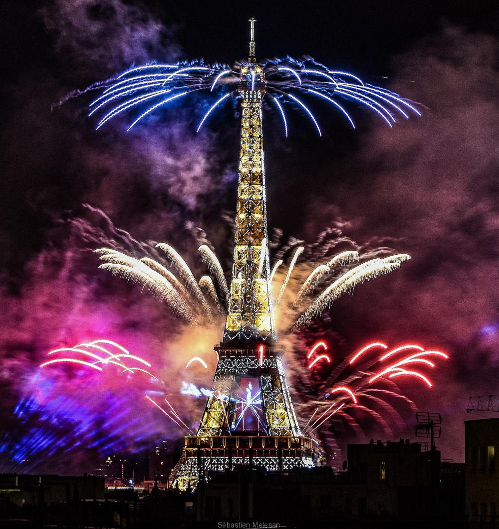 Les meilleurs endroits pour voir le feu d'artifice du 14 juillet à Paris -  Elle
